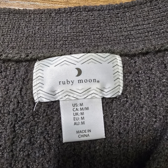 Ruby moon knit Lace-Up Sweater women's size medium - Picture 5 of 9